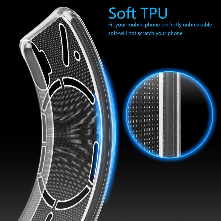 Cadorabo  Hülle für Nothing Phone (1) TPU Silikon Ultra Slim 