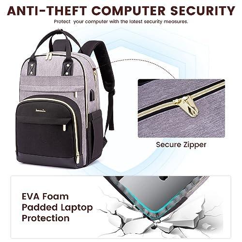 Only-bags.store Zaino per laptop 15.6 pollici Borsa scuola impermeabile  