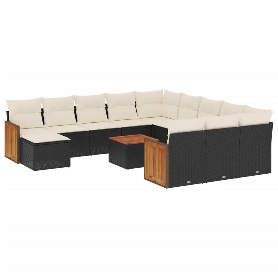 set divano da giardino Polirattan