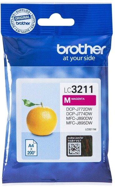 brother  LC-3211M Druckerpatrone Original Standardertrag Magenta 