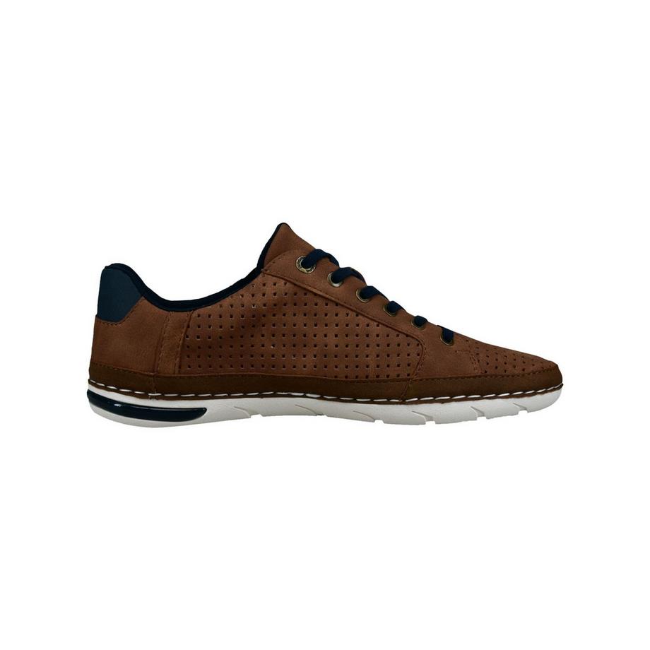 BUGATTI Chaussures à Lacets Perforées avec Fermeture Éclair Latérale  