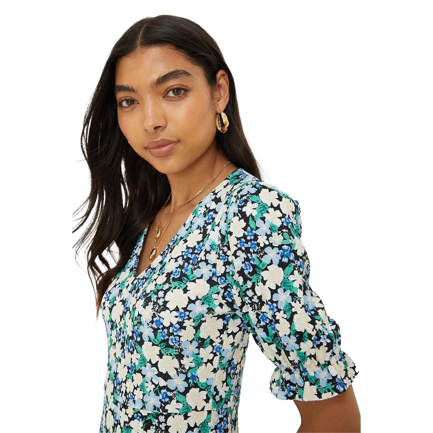 Dorothy Perkins Mini Robe Col V Manches Courtes Florale  