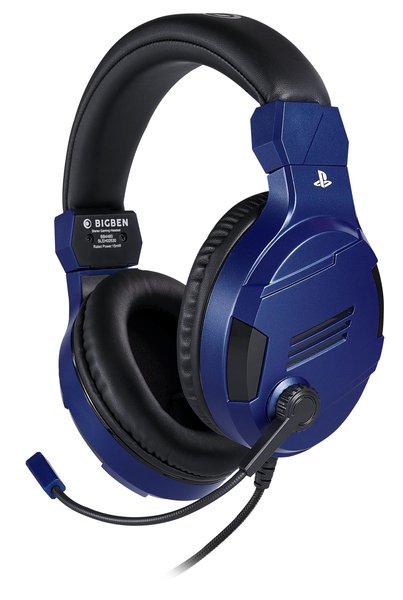 Image of bigben Interactive PS4OFHEADSETV3G Kopfhörer Kabelgebunden Kopfband Gaming Blau