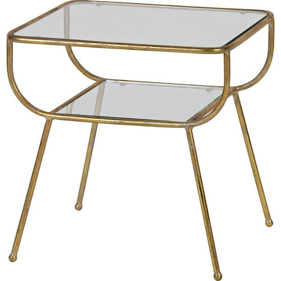 mutoni Table d'appoint Amazing antique brass 47x47  