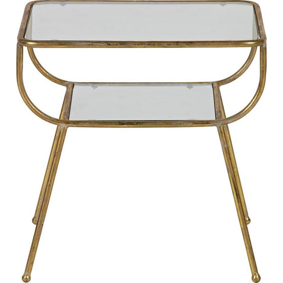 mutoni Table d'appoint Amazing antique brass 47x47  