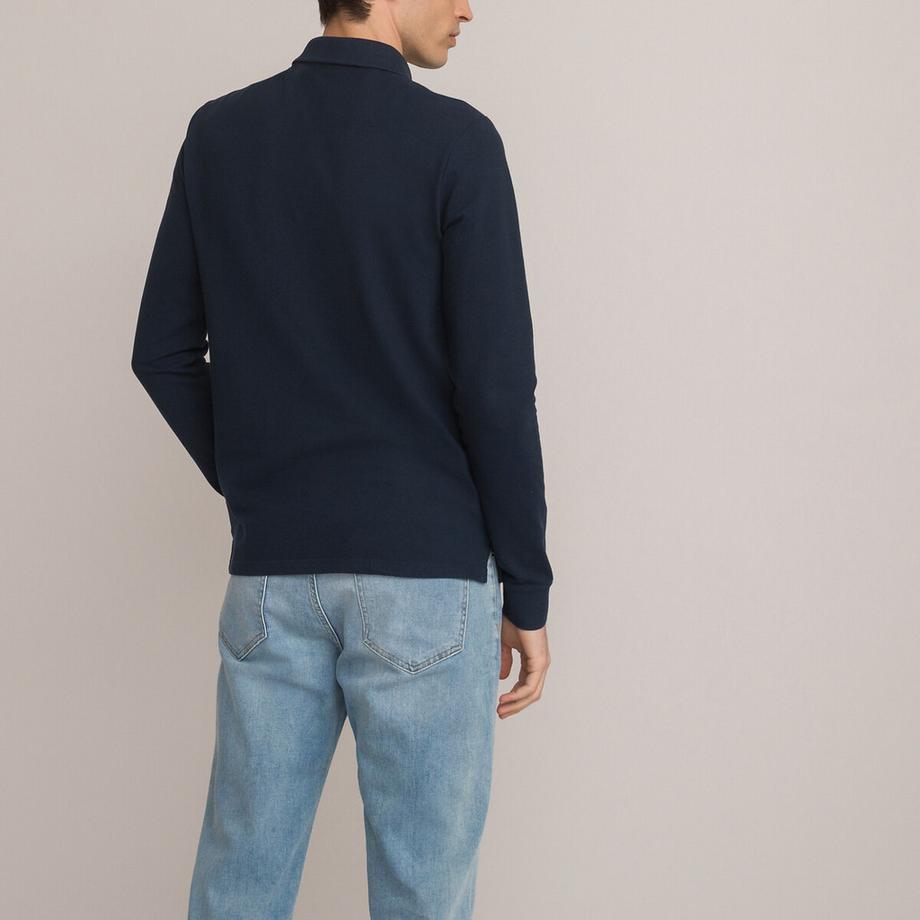La Redoute Collections Langärmeliges Poloshirt  