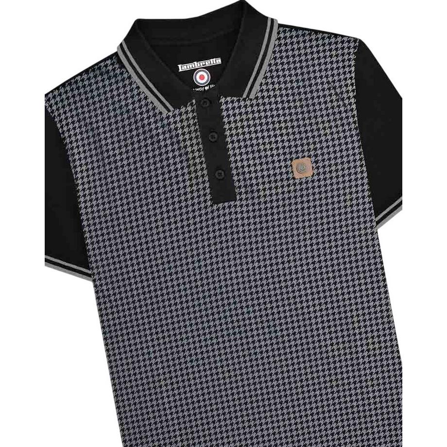 Lambretta Maglietta Polo Pied-de-poule  