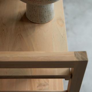 Tikamoon Niedriges Bücherregal aus massivem Teak Sera  