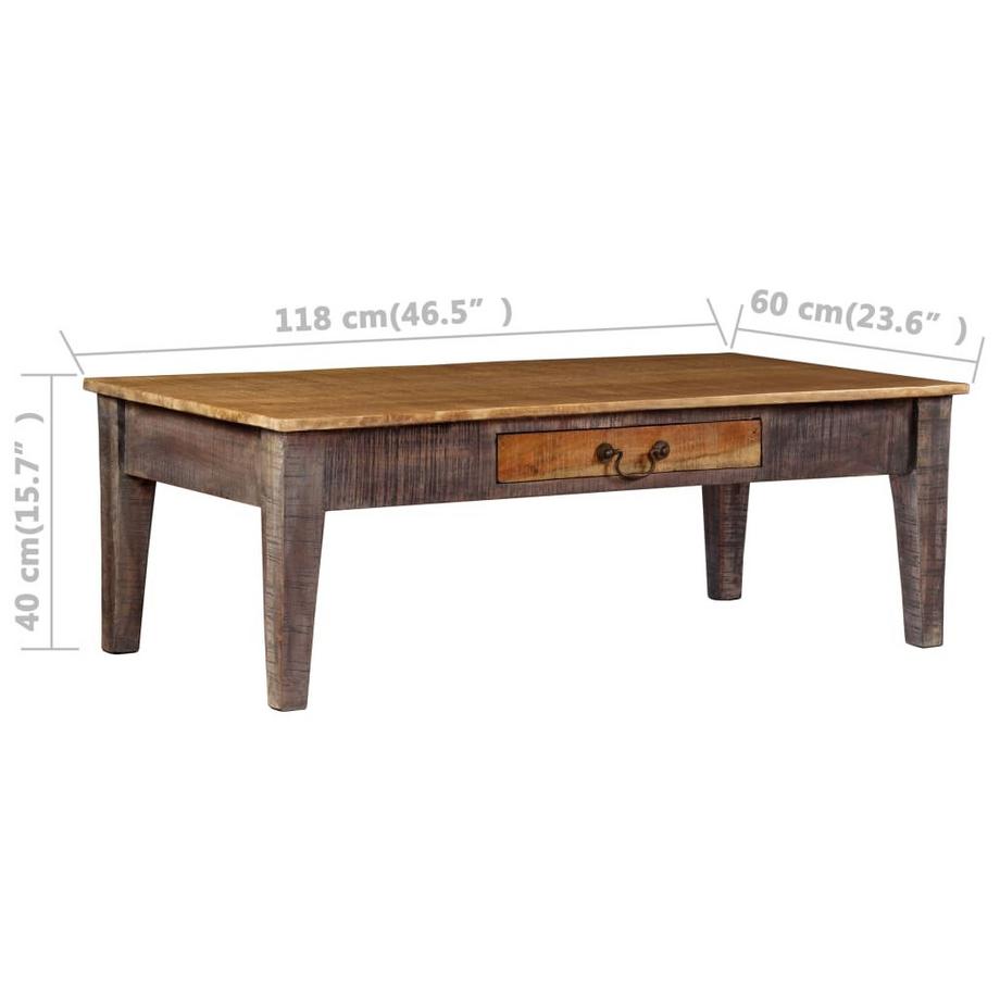 VidaXL Table base bois  