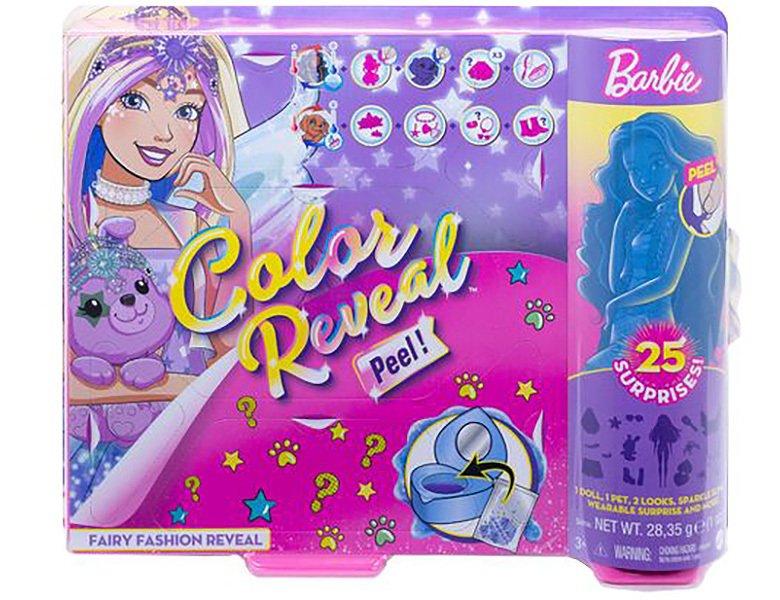 Barbie  Color Reveal Puppe & Haustier Fantasy Fashion Fee 