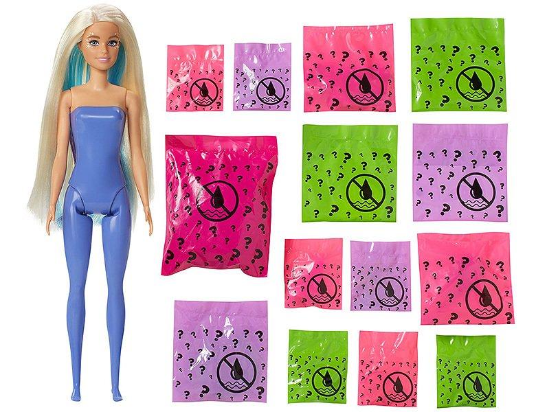 Barbie  Color Reveal Puppe & Haustier Fantasy Fashion Fee 