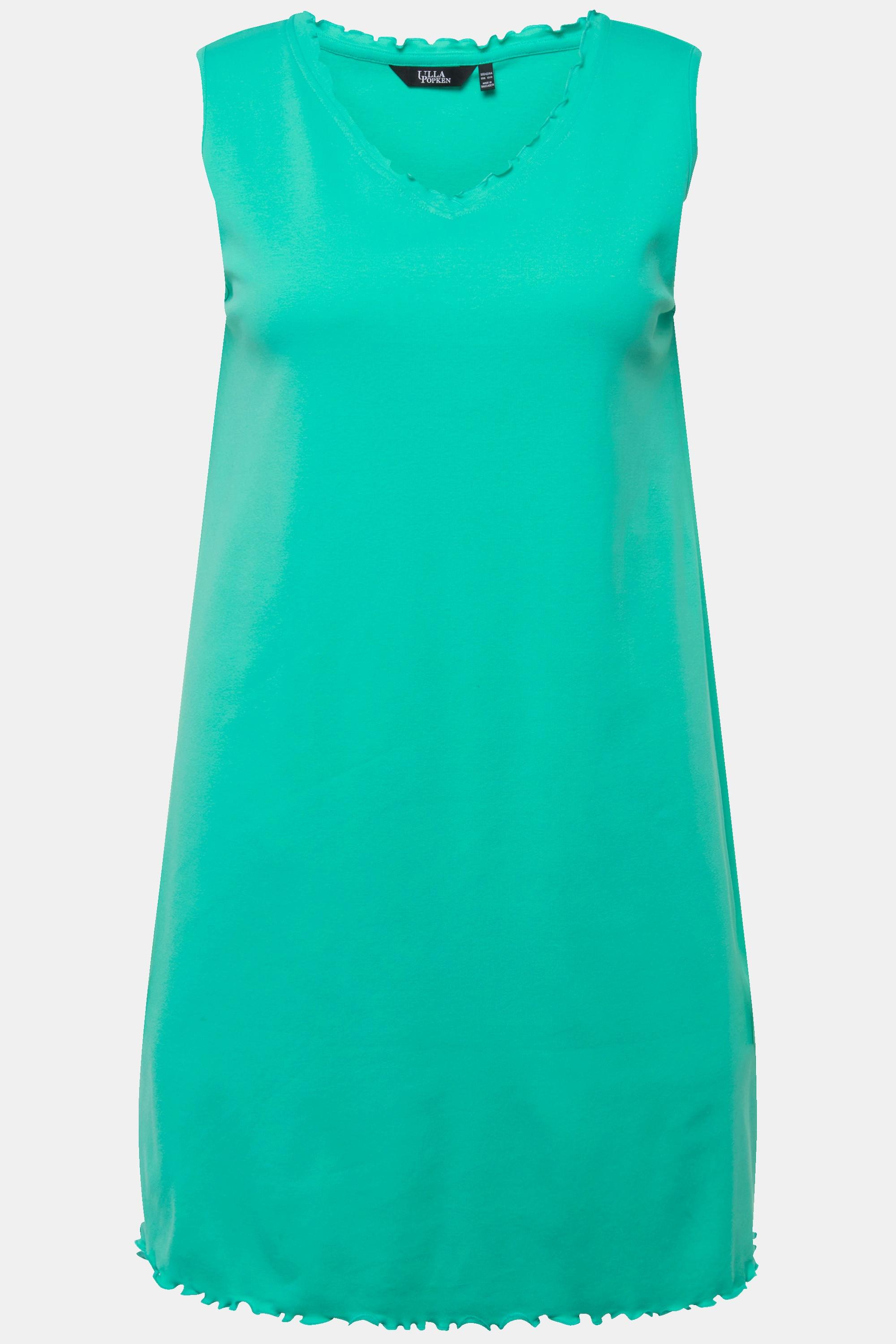 Ulla Popken Abito svasato senza maniche scollo a V  