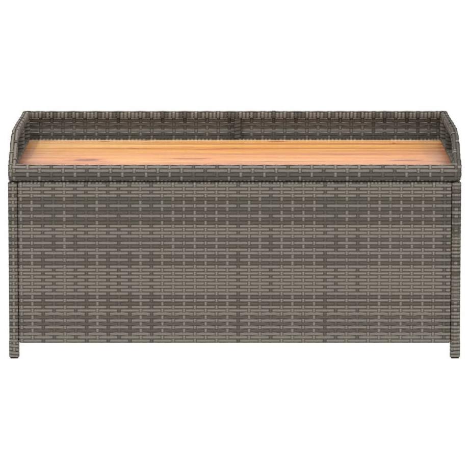 VidaXL Bank mit stauraum poly-rattan  