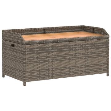 Bank mit stauraum poly-rattan