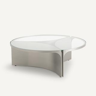 AM.PM Table basse verre et métal  