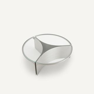 AM.PM Table basse verre et métal  