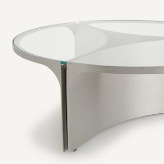 AM.PM Table basse verre et métal  