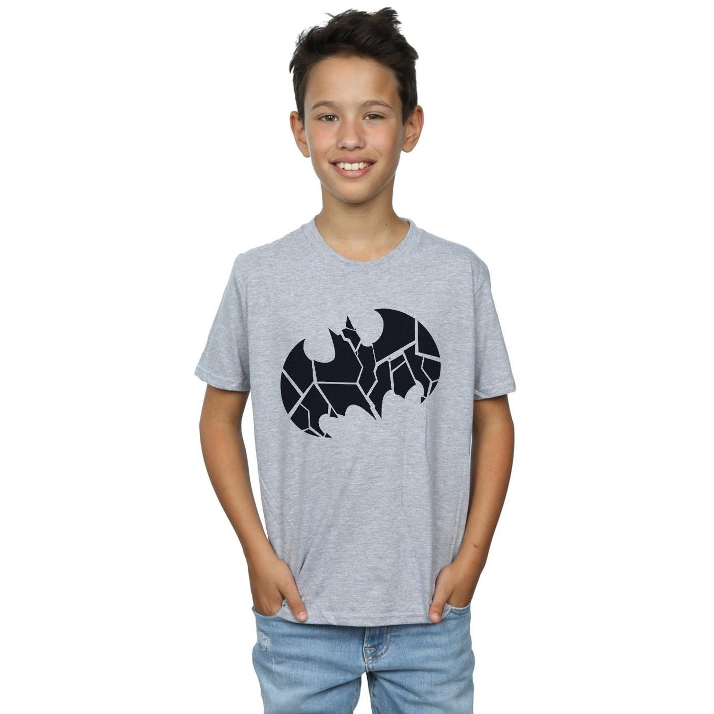 DC COMICS  Tshirt BATMAN ONE COLOUR SHIELD 