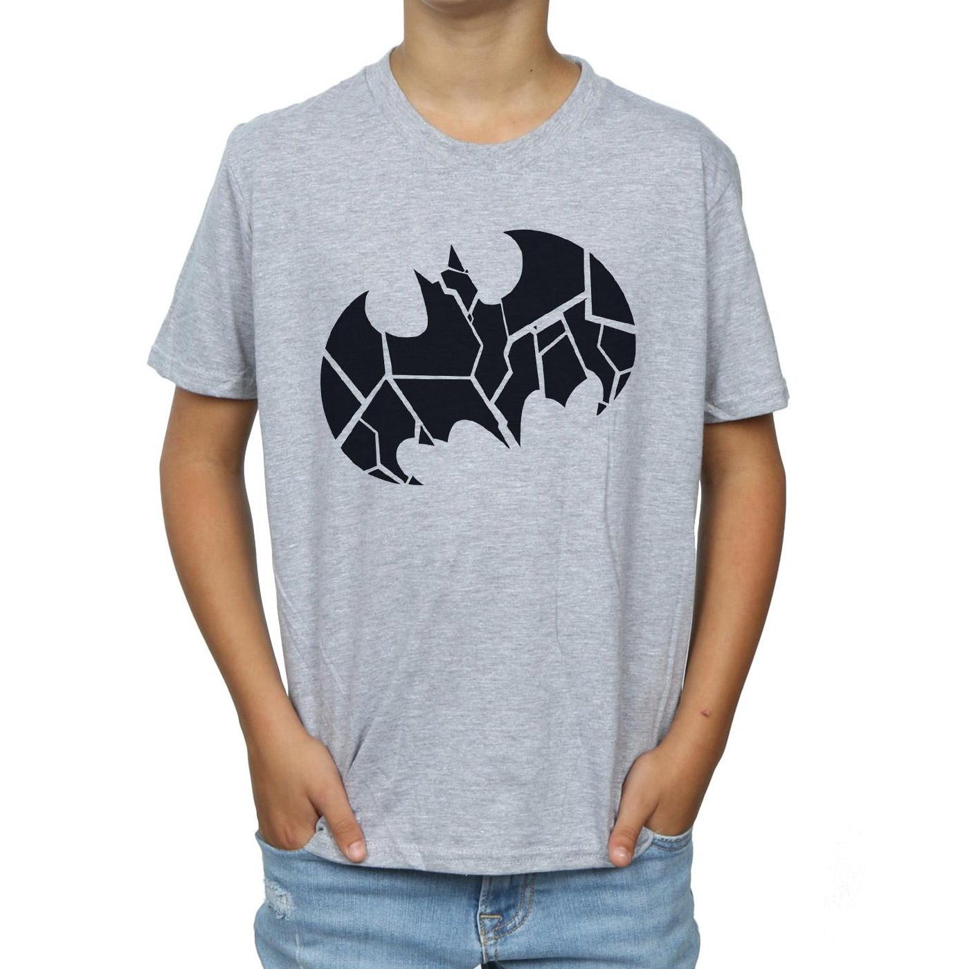 DC COMICS  Tshirt BATMAN ONE COLOUR SHIELD 