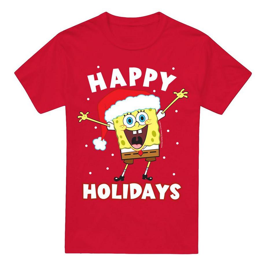 Happy Holidays Maglietta Natale