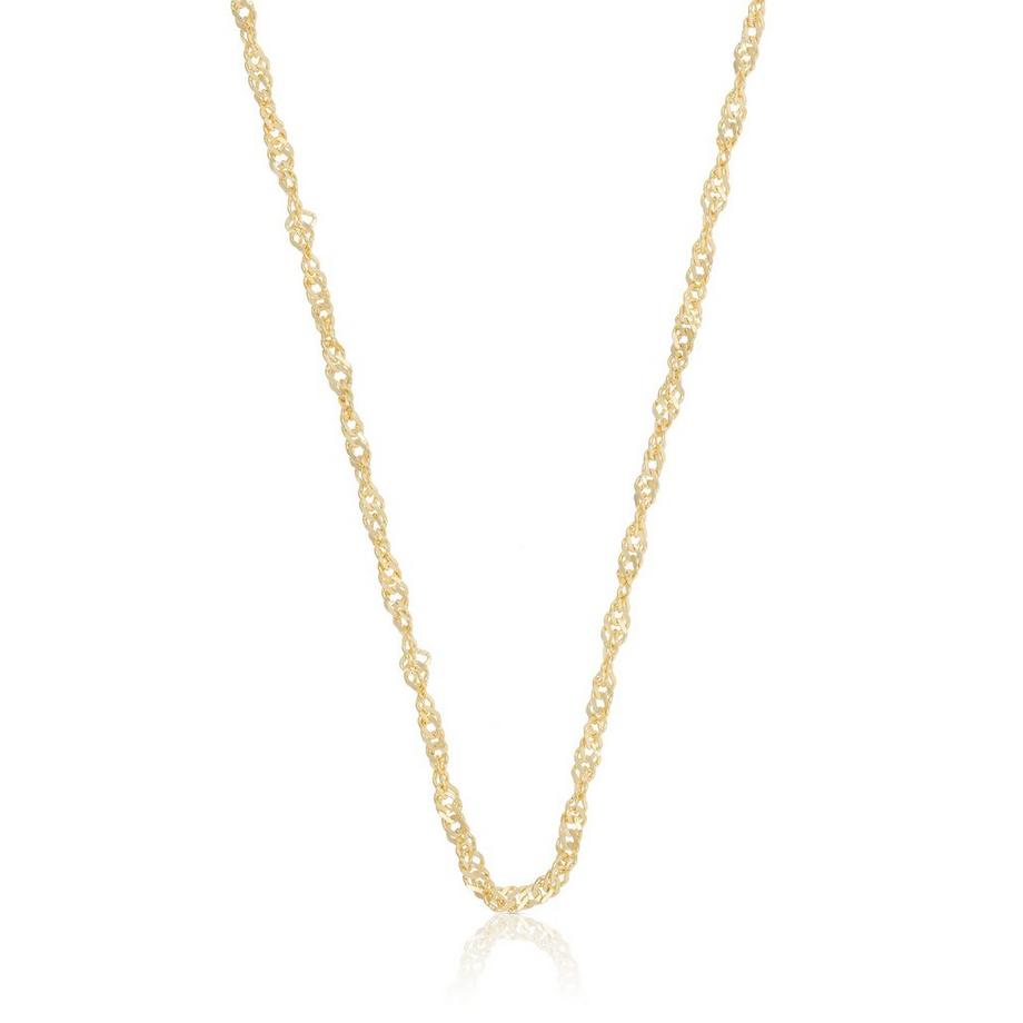 Collier Singapur Gelbgold 750, 2.4mm, 40cm