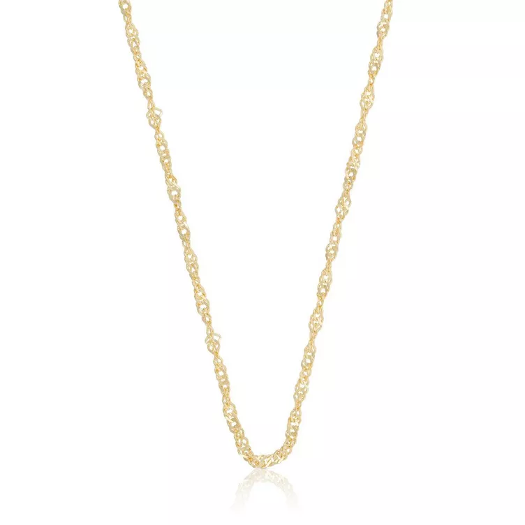 MUAU Schmuck Collier Singapur Gelbgold 750 2.4mm 40cmonline kaufen MANOR