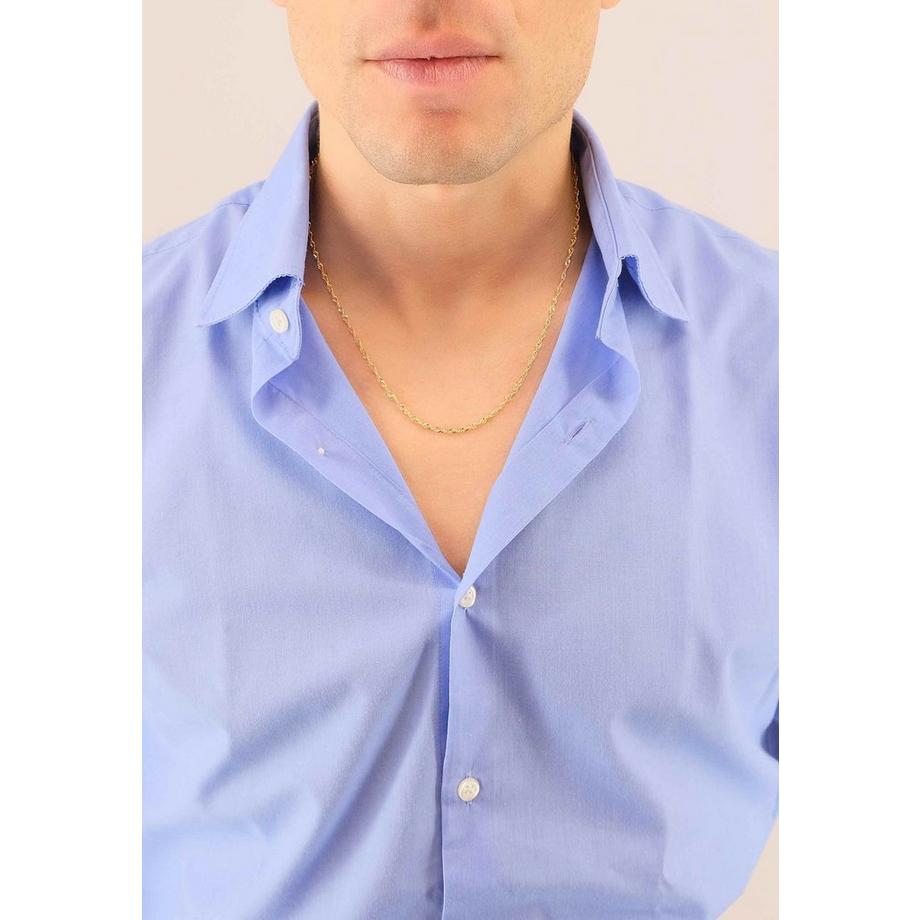 MUAU Schmuck  Collier Singapur Gelbgold 750, 2.4mm, 40cm 