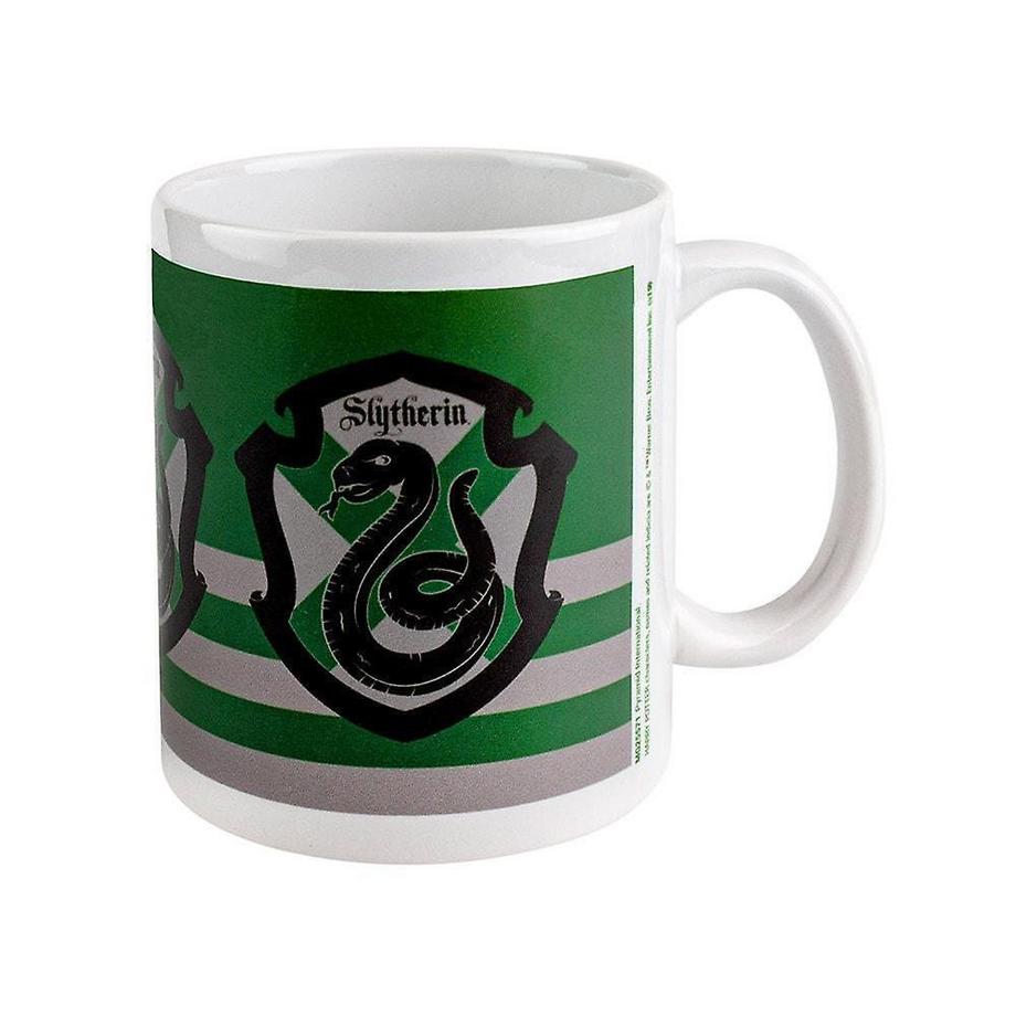 Kaffeebecher Slytherin, gestreift