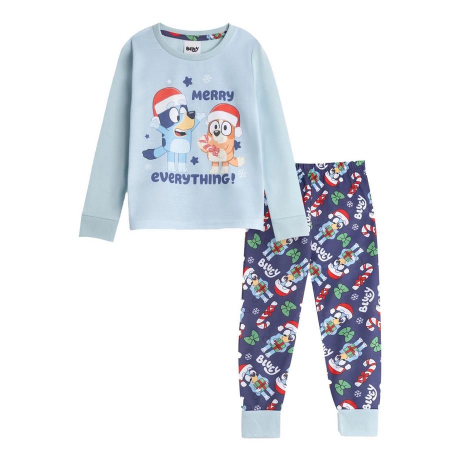 Set Pigiama Lungo Natale Manica Lunga