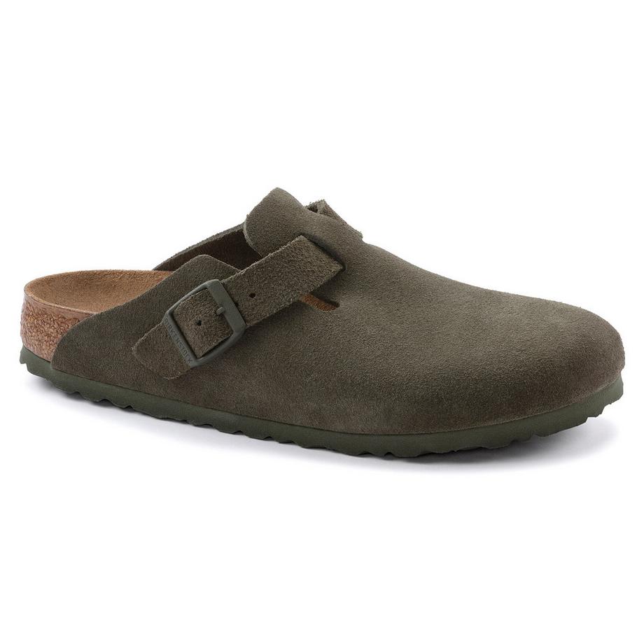 BIRKENSTOCK Boston Suede Sabots  