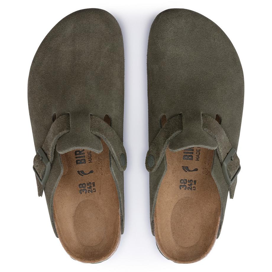 BIRKENSTOCK Boston Suede Sabots  