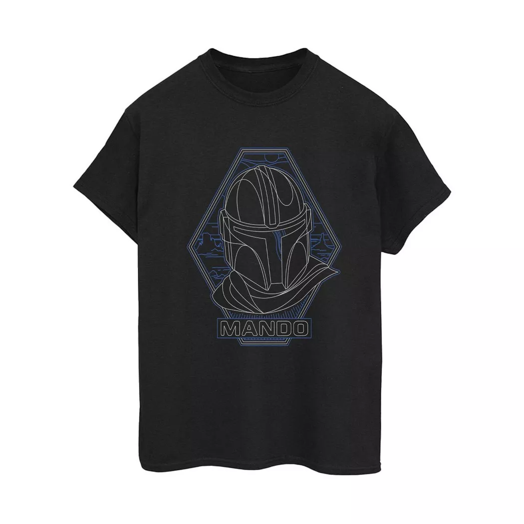 STAR WARS - The Mandalorian TShirt, für Damen, Schwarz, Größe S