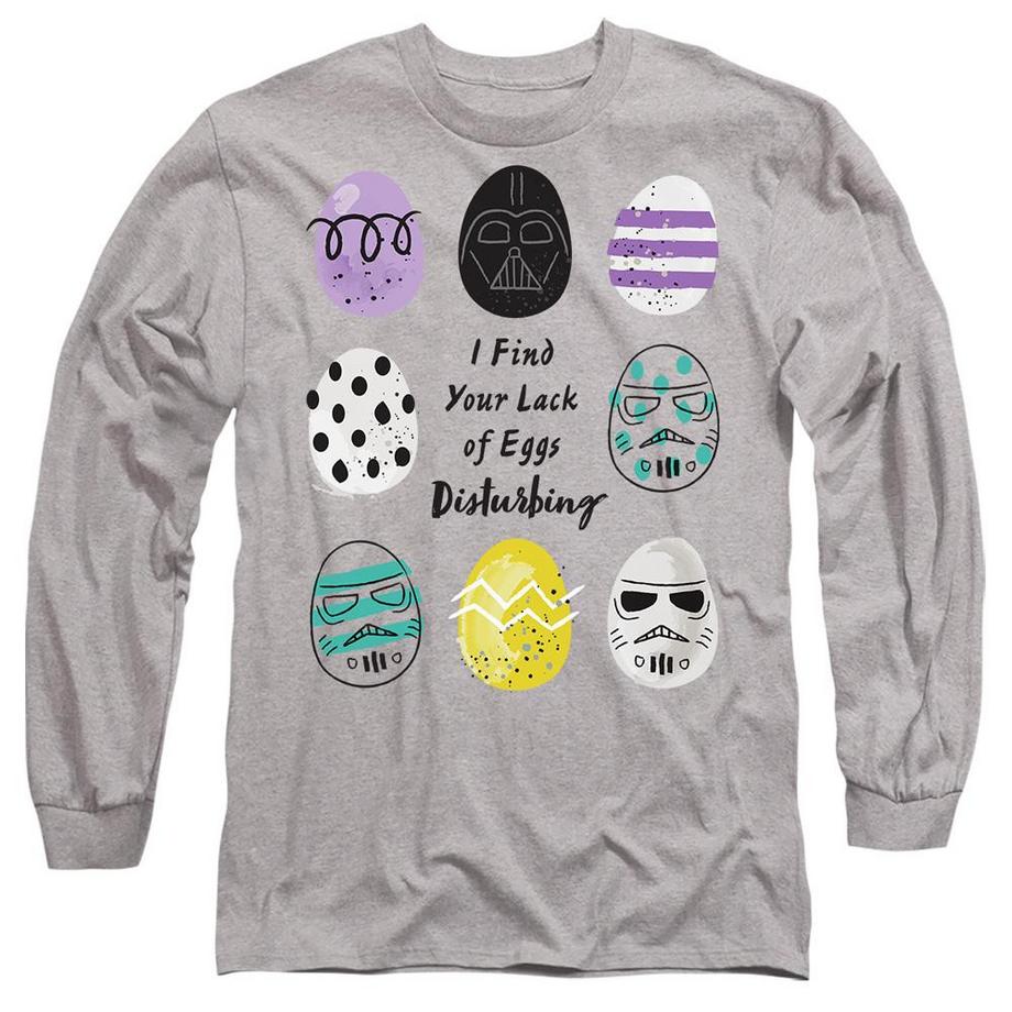 STAR WARS Your Lack Of Easter Eggs Disturbing T-Shirt Manches Longues  