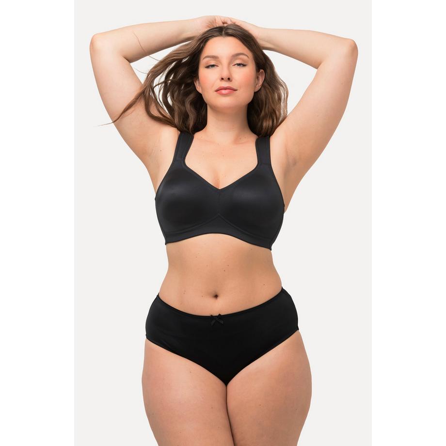 Ulla Popken Mikrofaser BH 2er Pack ohne Bügel vorgeformte Cups  