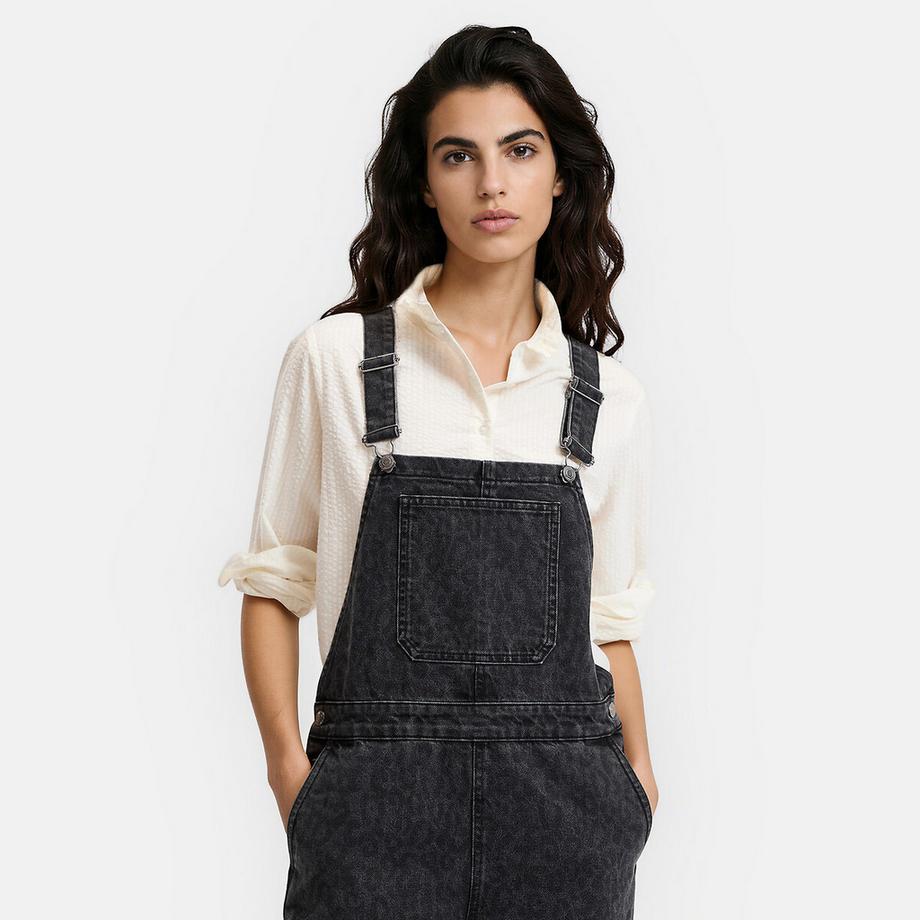 La Redoute Collections Salopette longue imprimé léopard  