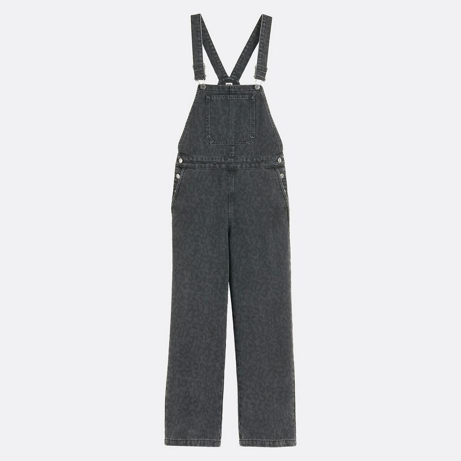La Redoute Collections Salopette longue imprimé léopard  