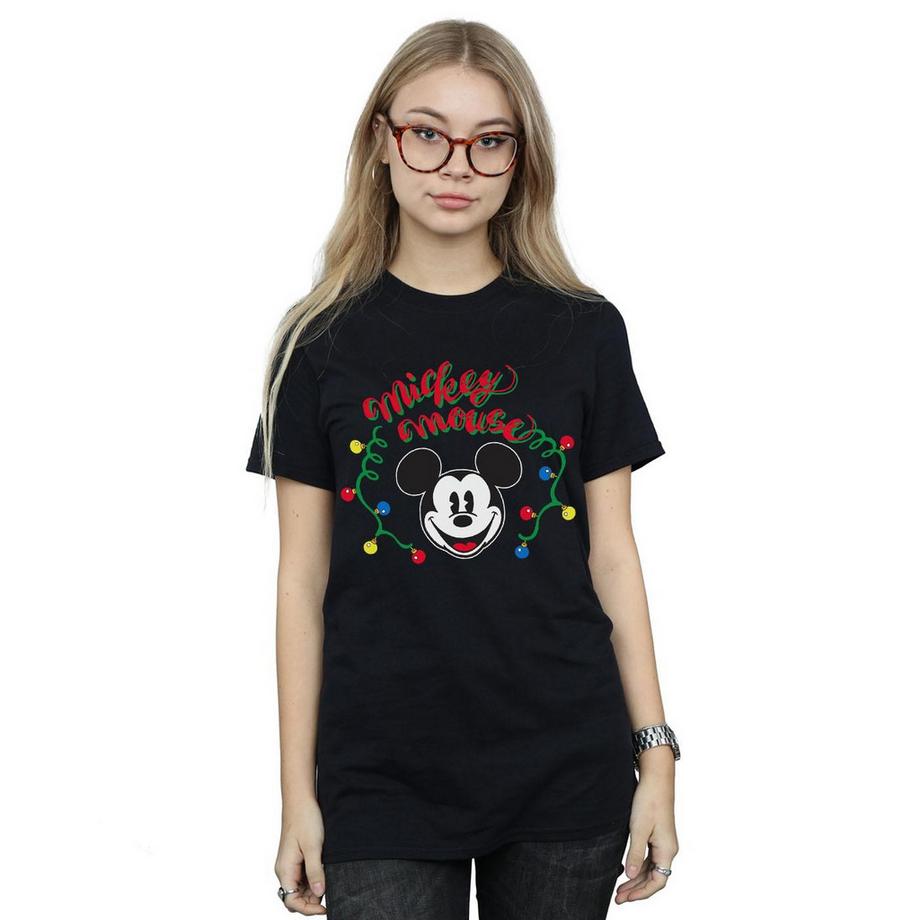 Disney Mickey Mouse Christmas Lights T-Shirt  