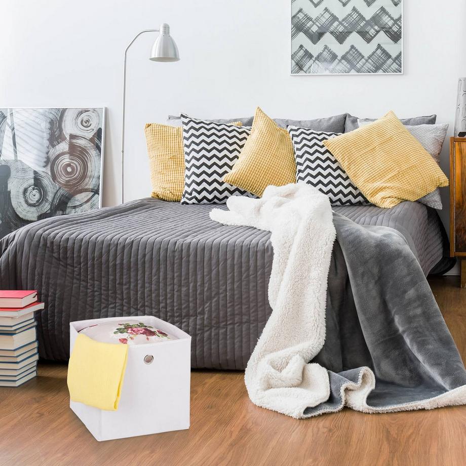 B2X Stoff-Aufbewahrungsbox, 2 Schubladen  