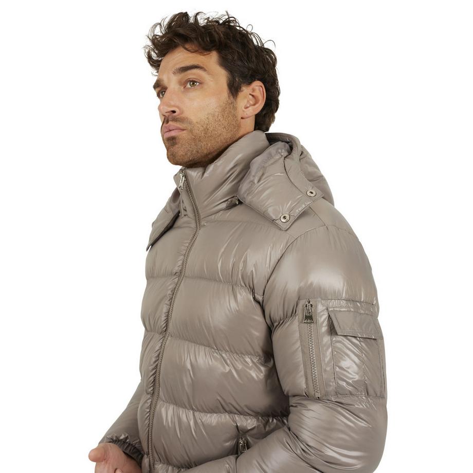 Brave Soul  Giacca Imbottita Nylon Collo A Imbuto 