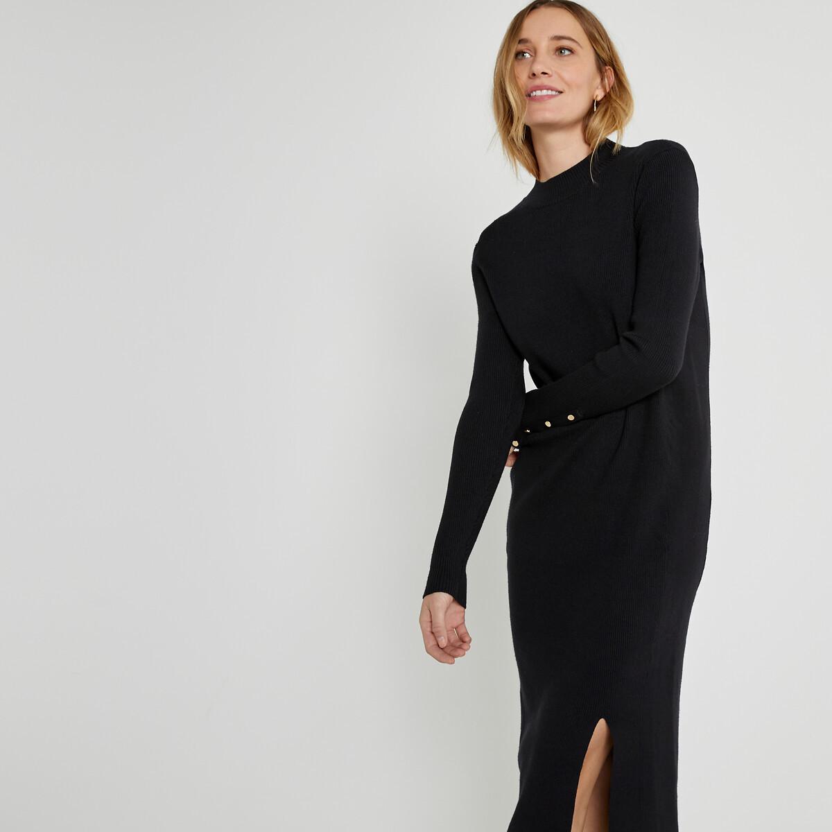 La Redoute Collections  Robe longue en maille tricot 