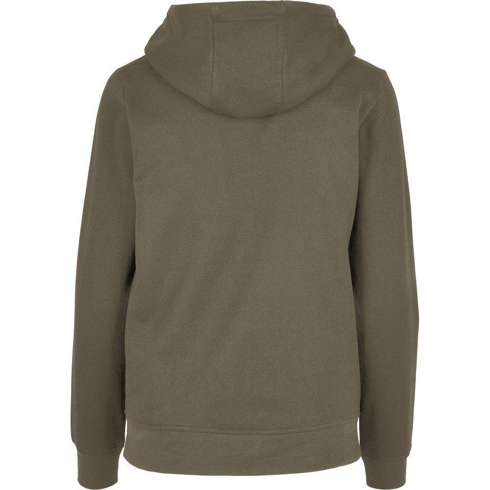 Build Your Own Basic Hoodie mit durchgehendem Reissverschluss  