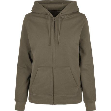 Build Your Own Basic Hoodie mit durchgehendem Reissverschluss  