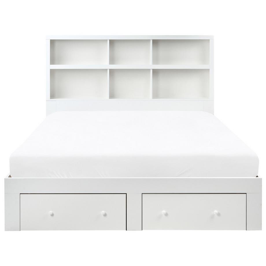 Beliani Letto con cassetti contenitori en Fibra a media densità (MDF)  TARARE  