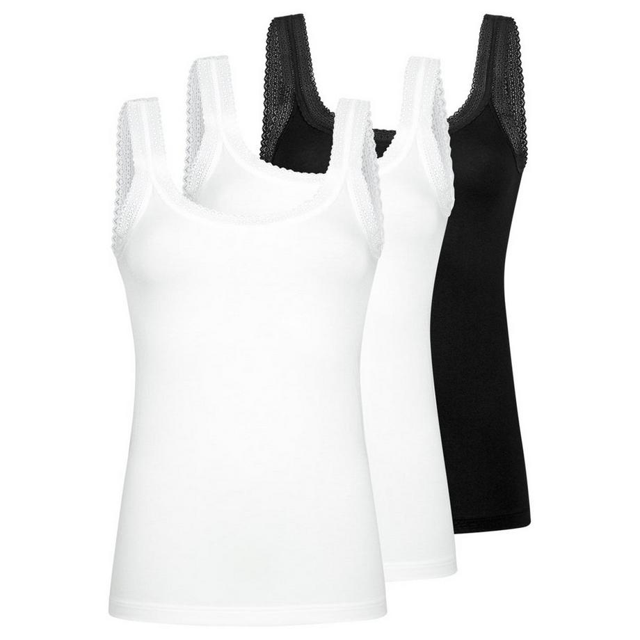 Modal Lace lot de 3  - maillot de corps / Top
