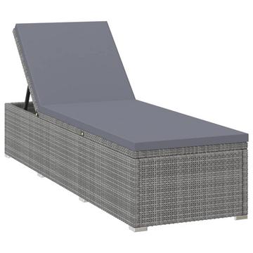 Chaise longue rotin synthétique