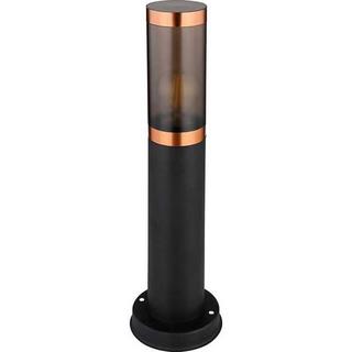 mutoni Aussenleuchte Boston Edelstahl  1xE27 rauch 13x13x45  