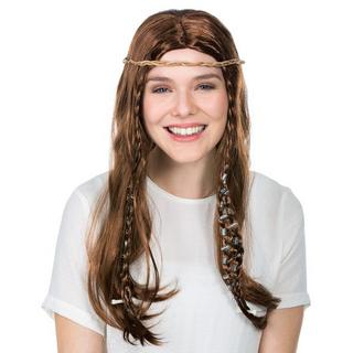 Tectake  Perücke Steinzeitdame 