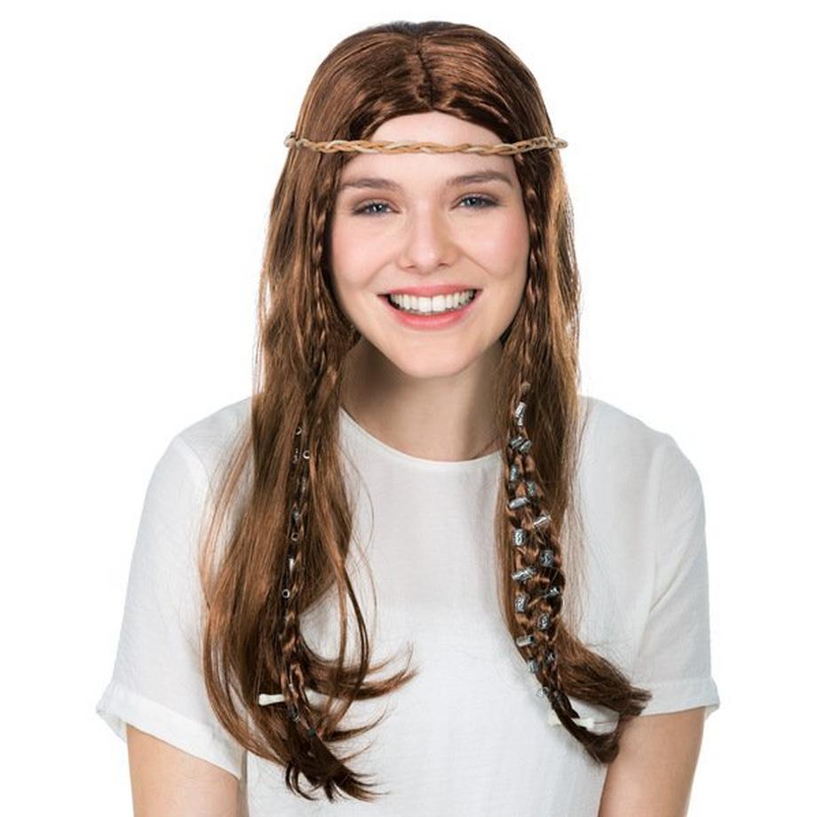 Tectake  Perücke Steinzeitdame 