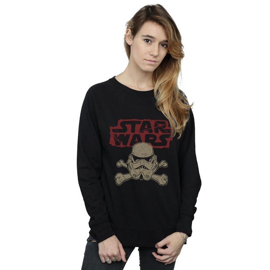 STAR WARS Star Wars Stormtrooper Totenkopf und Knochen Sweatshirt  
