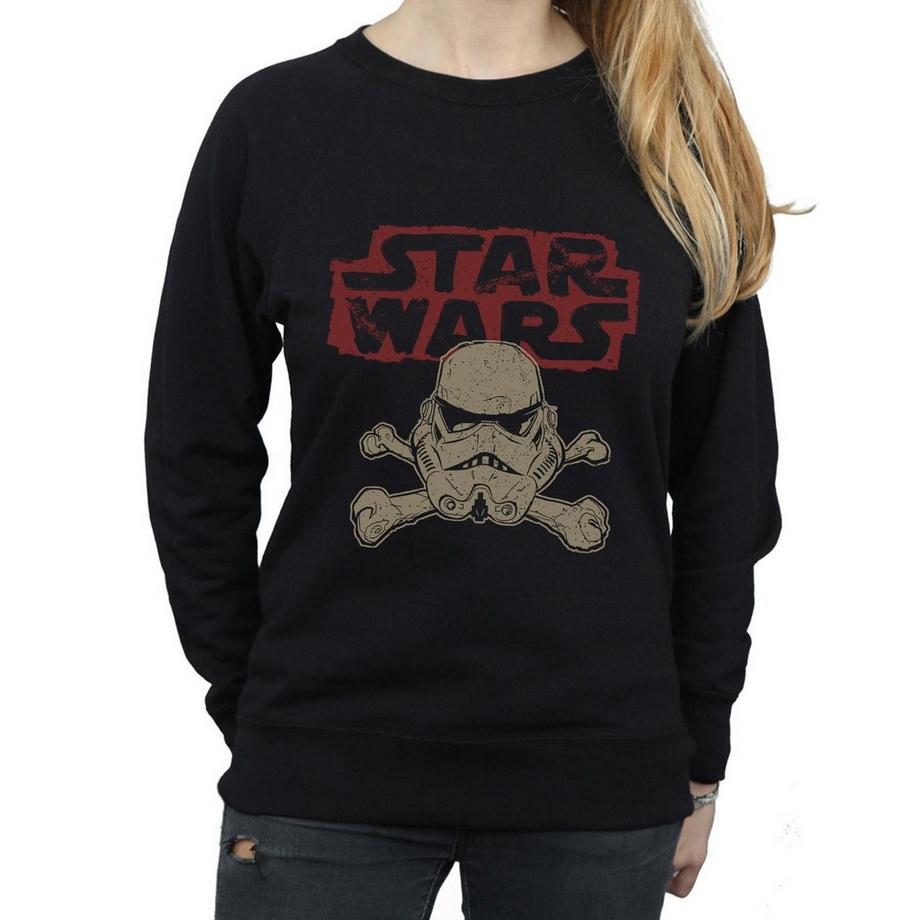 STAR WARS Star Wars Stormtrooper Totenkopf und Knochen Sweatshirt  